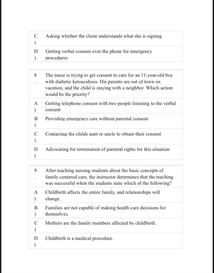 Test Bank Essentials of Maternity, Newborn, and Women’s Health Nursing, 5th Edition by Ricci